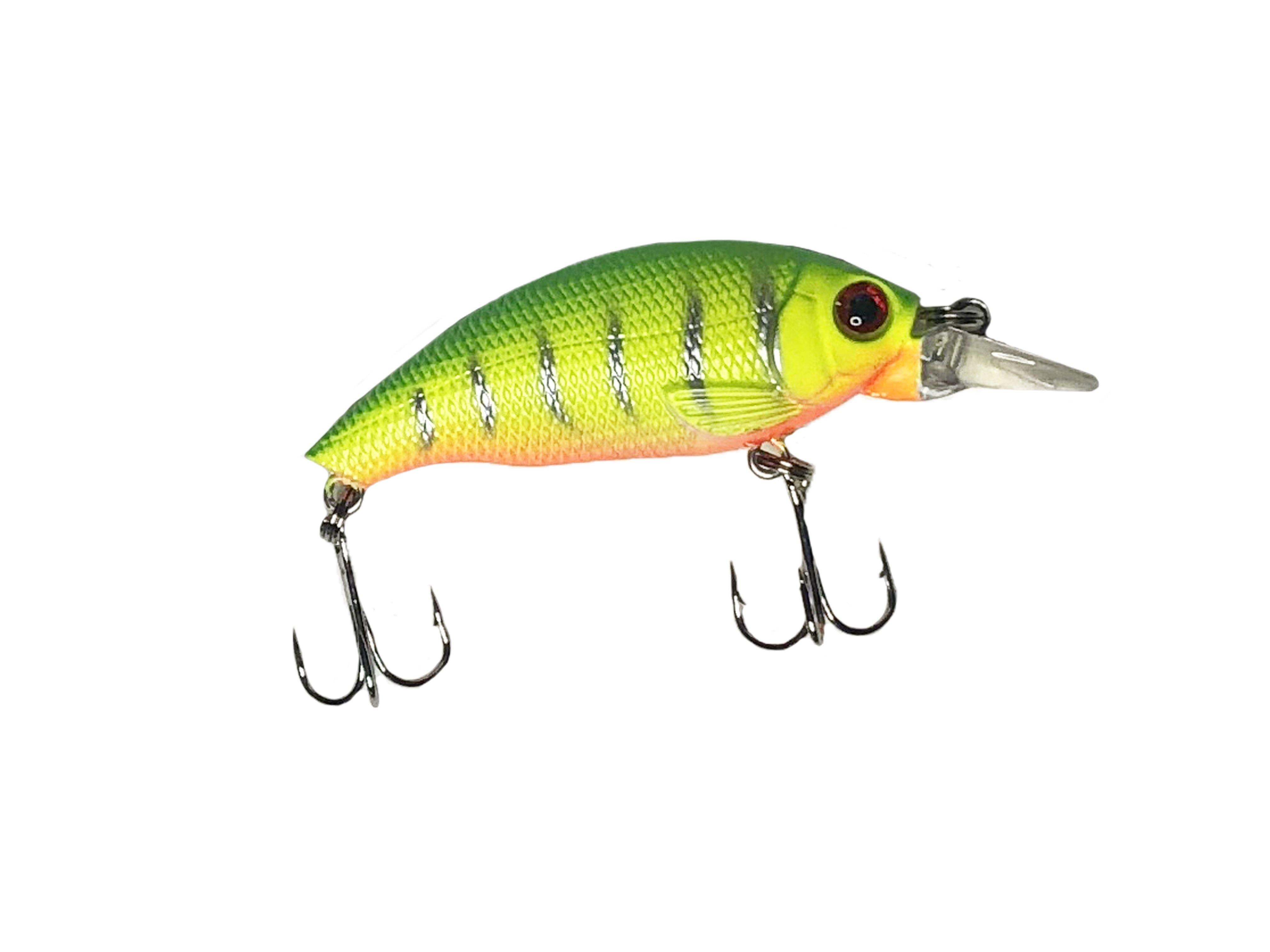 crank fishing lures TRUSCEND Metal Lip Crankbait Lure with BKK Hooks & Rattle which produces a tight wobble finesse Shad Crankbait Slow Sinking -