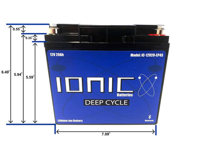 12 Volt 20Ah Deep Cycle Lithium Battery