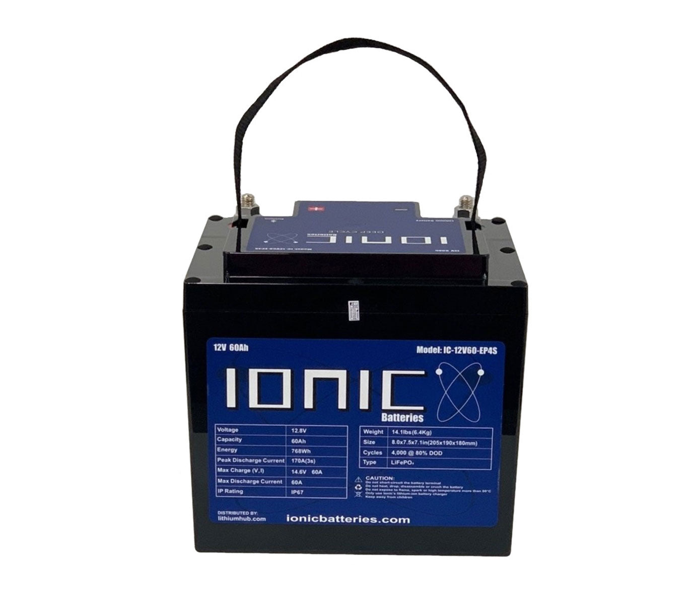 12V 60Ah Ionic Lithium Battery