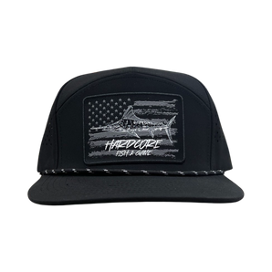Marlin Patriotic Blackout Rope Hat-7 Panel