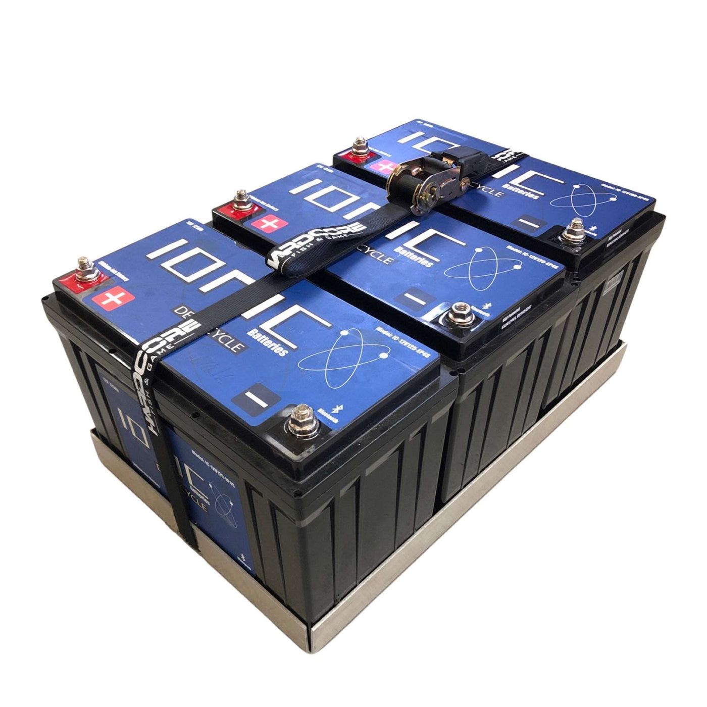 Ionic 12V 100/125Ah Three Battery Tray
