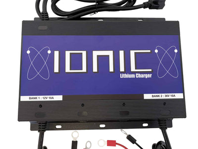 Ionic 2 Bank Charger 36V10A, 12V10A