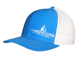 Snapback Trucker Hats w/ Embroidered Logo -Color Options Available - Hardcore Fish & Game
