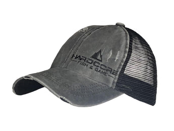 Women's Crisscross Messy Bun Hats -Color Options Available - Hardcore Fish & Game