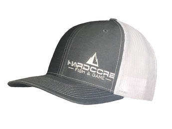 Snapback Trucker Hats w/ Embroidered Logo -Color Options Available - Hardcore Fish & Game