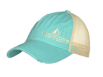 Women's Crisscross Messy Bun Hats -Color Options Available - Hardcore Fish & Game