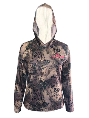 Women's Prym1 MP Camo Mesh Hoodie w/ Pink Logo