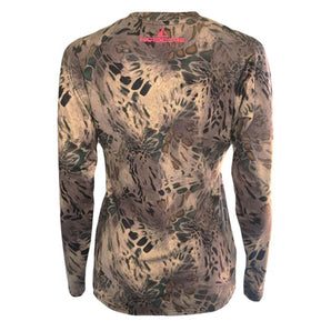 Women's Prym1 MP Camo Long Sleeve w/ Pink Logo