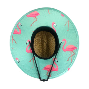 Flamingo Beach Straw Hat