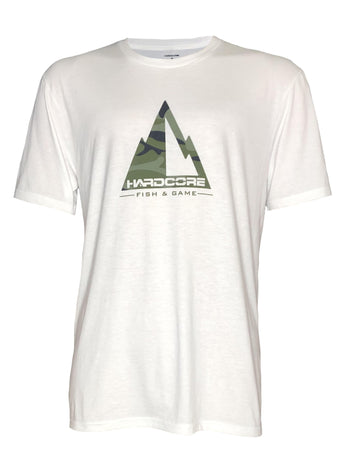 Hardcore Mountain Original Soft T-Shirt (Color Options Available) - Hardcore Fish & Game