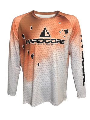 Be One Series Red Fish Fishing Shirt - Hardcore Fish & Game